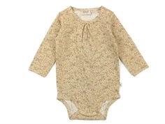 Wheat body barely beige small flowers